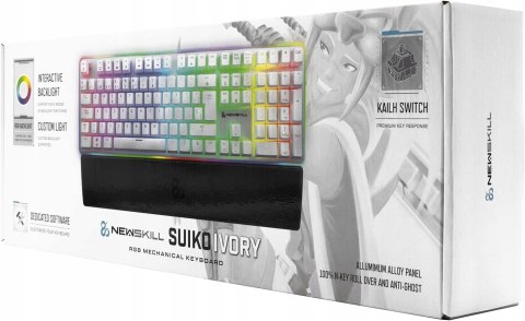 Klawiatura mechaniczna Newskill Suiko Ivory BLUE