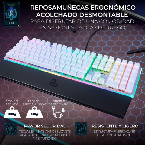 Klawiatura mechaniczna Newskill Suiko Ivory BLUE