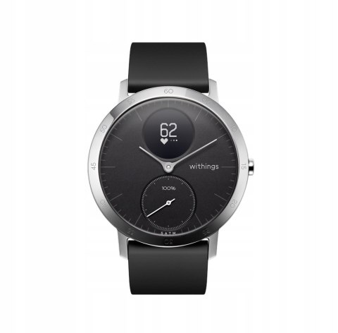 Withings Steel HR (40mm) - Black, Stal nierdzewna