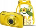 Aparat cyfrowy Nikon Coolpix W100 Family KIT żółty