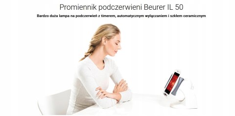 Lampa lecznicza beurer na podczerwień 300W IL50