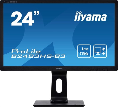 MONITOR IIYAMA B2483HS-B3 24'' FULLHD 1MS 75Hz HIT