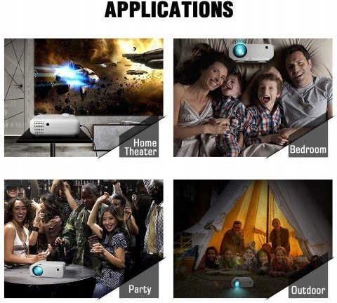 Mini Projektor Elephas Gc333 DO 180 CALI 4500 LUM