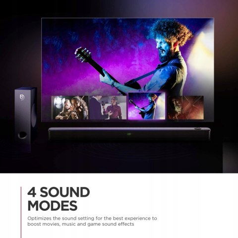 SOUNDBAR BOMAKER NJORD 2.1 150W BT USB OKAZJA HIT!