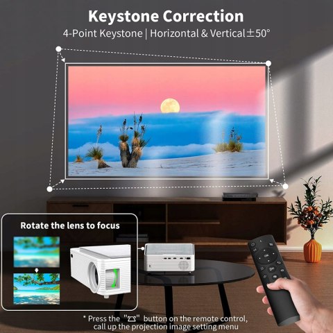 PROJEKTOR THREE ANTS Q1 FullHD 4K 250ANSI 12 000:1