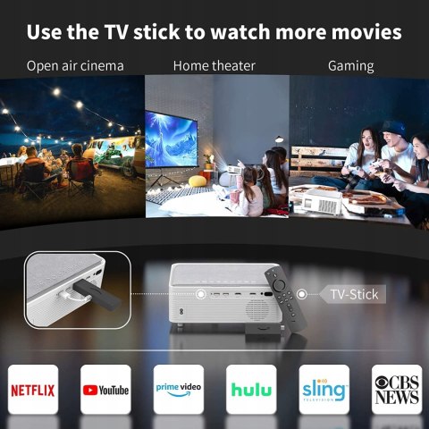 PROJEKTOR THREE ANTS Q1 FullHD 4K 250ANSI 12 000:1