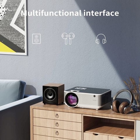 Projektor LCD Glisogo C9 szary 10 000:1 - 6000 LUM