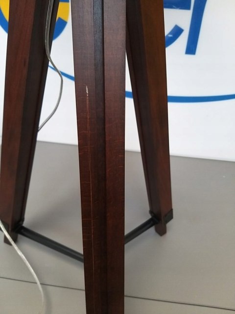 Lampa podłogowa Eglo Lantada E27 60 W brąz i beż