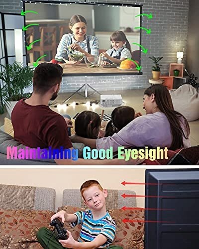 Miniprojektor LCD ASNISH 1080P HD BLUETOOTH OKAZJA