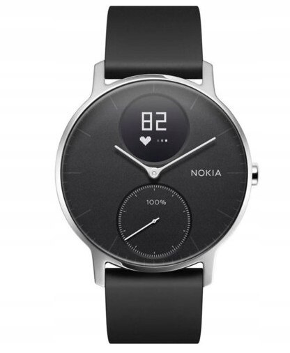 Withings Steel HR (40mm) - Black, Stal nierdzewna