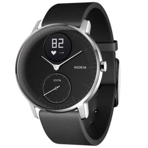 Withings Steel HR (40mm) - Black, Stal nierdzewna