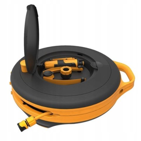 Bęben z wężem FISKARS S 9mm(3/8") 15m + uchwyt