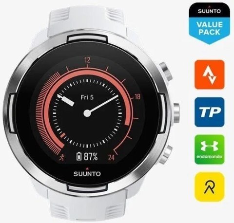Zegarek Suunto 9 Baro White Wrist HR biały HIT!!!