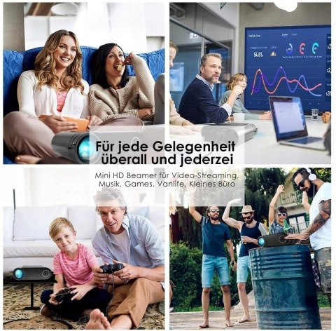 MINI PROJEKTOR LED Elephas YG420 4500 LUMENÓW 720p