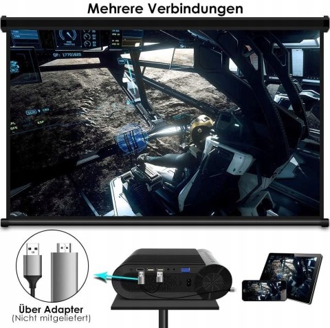 MINI PROJEKTOR LED Elephas YG420 4500 LUMENÓW 720p