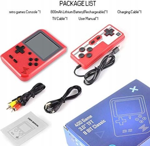 Przenośna konsola Etpark 400 NES PAD 800MAH HIT!!!