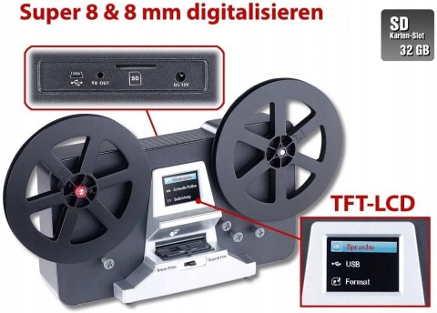 Skaner filmów Somikon HD XL 8MM OKAZYJNA CENA