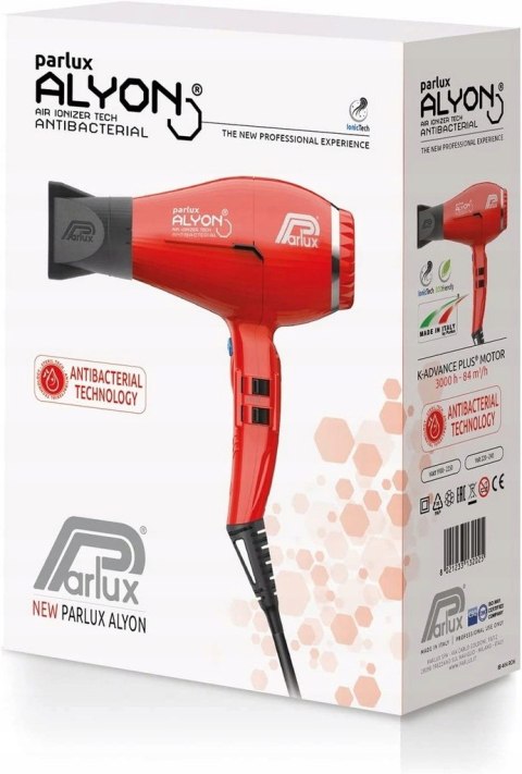 Suszarka do włosów Parlux Alyon CORAL - CZERWONA