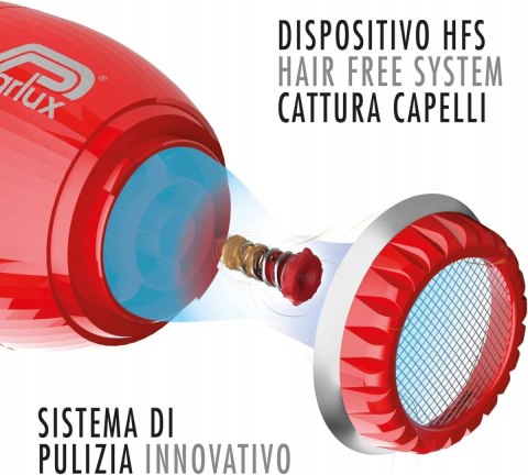 Suszarka do włosów Parlux Alyon CORAL - CZERWONA