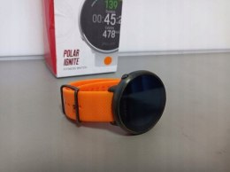 Zegarek Polar Ignite M/L Czarny/pomarańczowy LUX