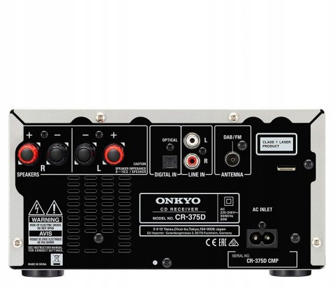 MINI WIEŻA ONKYO CS-375D-BB BT USB CD OKAZJA HIT! MINI WIEŻA ONKYO CS-375D-BB BT USB CD OKAZJA HIT!