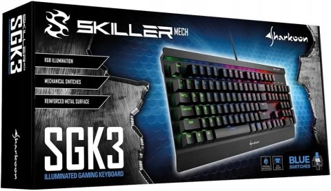 Klawiatura MECHANI Sharkoon Skiller SGK3 Kailh RED