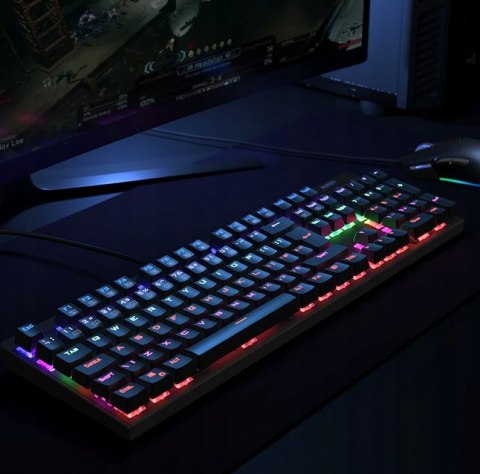Klawiatura mechaniczna AUKEY KM-G6 QWERTZ UKŁAD DE