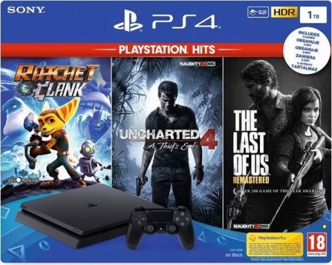 Konsola Sony PlayStation 4 slim 500 GB-3 GRY OPIS! Konsola Sony PlayStation 4 slim 500 GB-3 GRY OPIS!