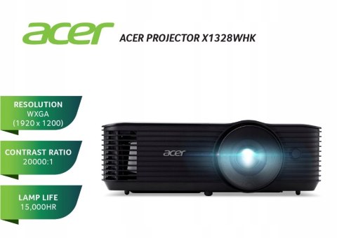 Projektor DLP Acer X1328WHK czarny MEGA OKAZJA!
