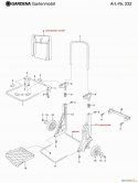 Wózek ogrodowy Gardena "Gartenmobil" 232-20 OPIS!!