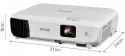 Projektor 3LCD Epson EB-E10 kompaktowy 3600 ANSI