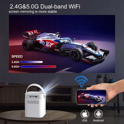 Projektor 5G WiFi BT GammaBai JOY 1080P 120ANSI