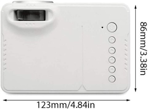 Projektor BABIFIS 1080P FULL HD BIAŁY DLA DZIECI