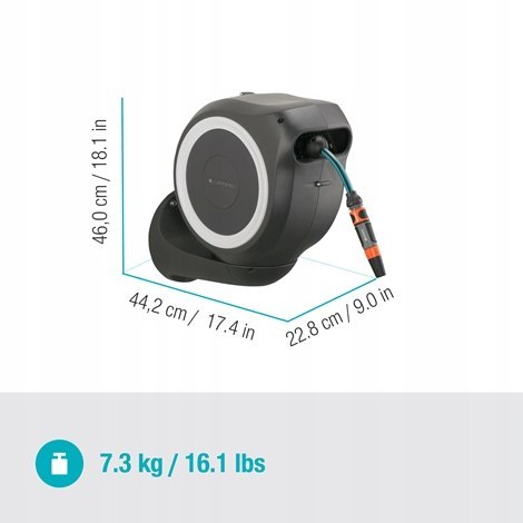 Bęben naścienny Gardena RollUp S 15m 18602-20 GW