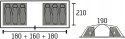 Namiot turystyczny Portal Outdoor Beta 6 GW FV!!