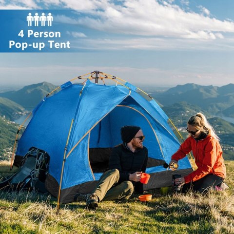 Namiot turystyczny kopułowy Qisan 3-4 osobowy