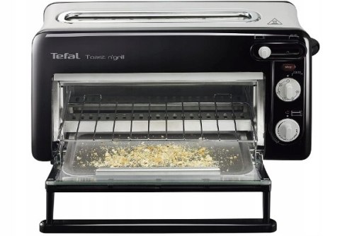 Opiekacz Tefal Toast n'Grill czarny 1300 W MEGAHIT Opiekacz Tefal Toast n'Grill czarny 1300 W MEGAHIT