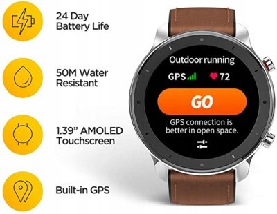 Smartwatch Amazfit GTR 47 mm Xiaomi A1902 OKAZJA! Smartwatch Amazfit GTR 47 mm Xiaomi A1902 OKAZJA!