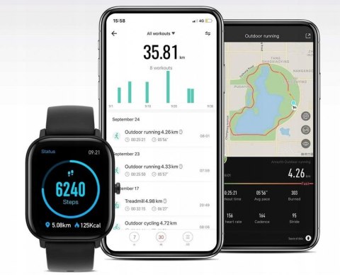 Smartwatch Amazfit GTS czarny AMOLED MEGAOKAZJA! Smartwatch Amazfit GTS czarny AMOLED MEGAOKAZJA!