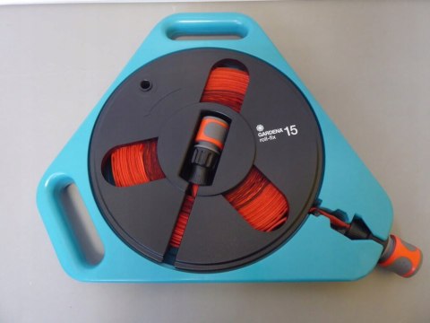 Klasyczny wąż płaski Gardena Roll-Fix 15 m GW FV