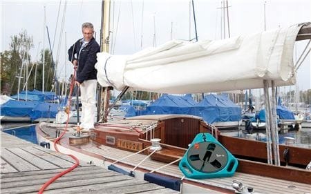 Klasyczny wąż płaski Gardena Roll-Fix 15 m GW FV