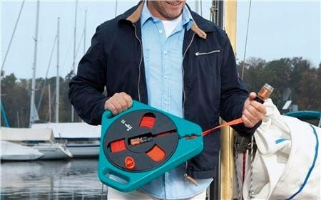 Klasyczny wąż płaski Gardena Roll-Fix 15 m GW FV