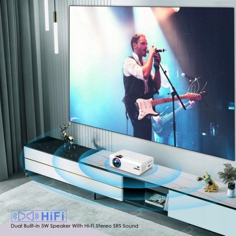 MINIPROJEKTOR LCD WiMiUS K2 7500L HD 1080P WIFI