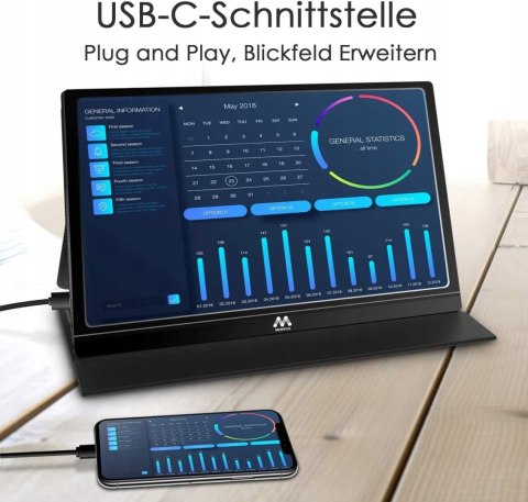 MONITOR MEMTEQ 15,6'' FULLHD PRZENOŚNY OKAZJA HIT!