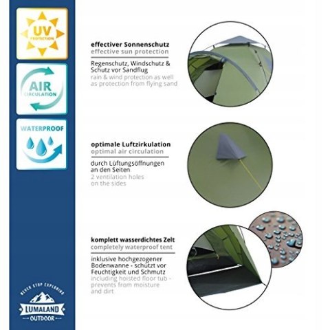 Namiot turystyczny Lumaland Where Tomorrow 3 os.