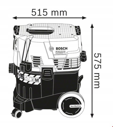 Odkurzacz przemysłowy Bosch GAS 35 M AFC 1380 W Odkurzacz przemysłowy Bosch GAS 35 M AFC 1380 W
