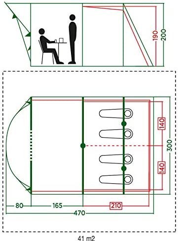 Namiot Tunelowy Rodzinny Coleman Vail 4 OKAZJA!