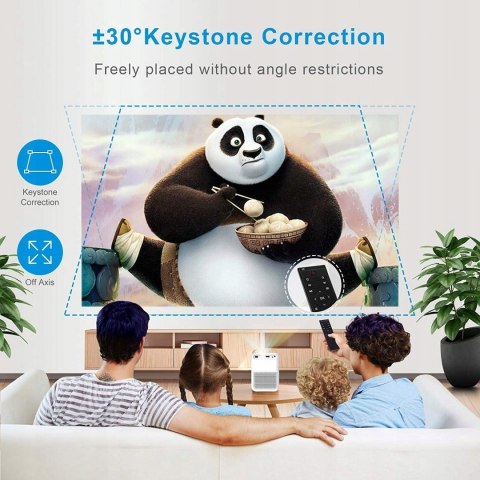 Projektor LED Podoor CR50 biały 5800 LUX 720P HIT