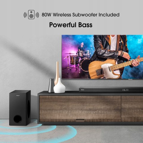 SOUNDBAR HISENSE HS218 2.1 200W BLUETOOTH OKAZJA! SOUNDBAR HISENSE HS218 2.1 200W BLUETOOTH OKAZJA!