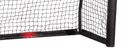 Bramka piłkarska przenośna czarna 240x160x85 cm